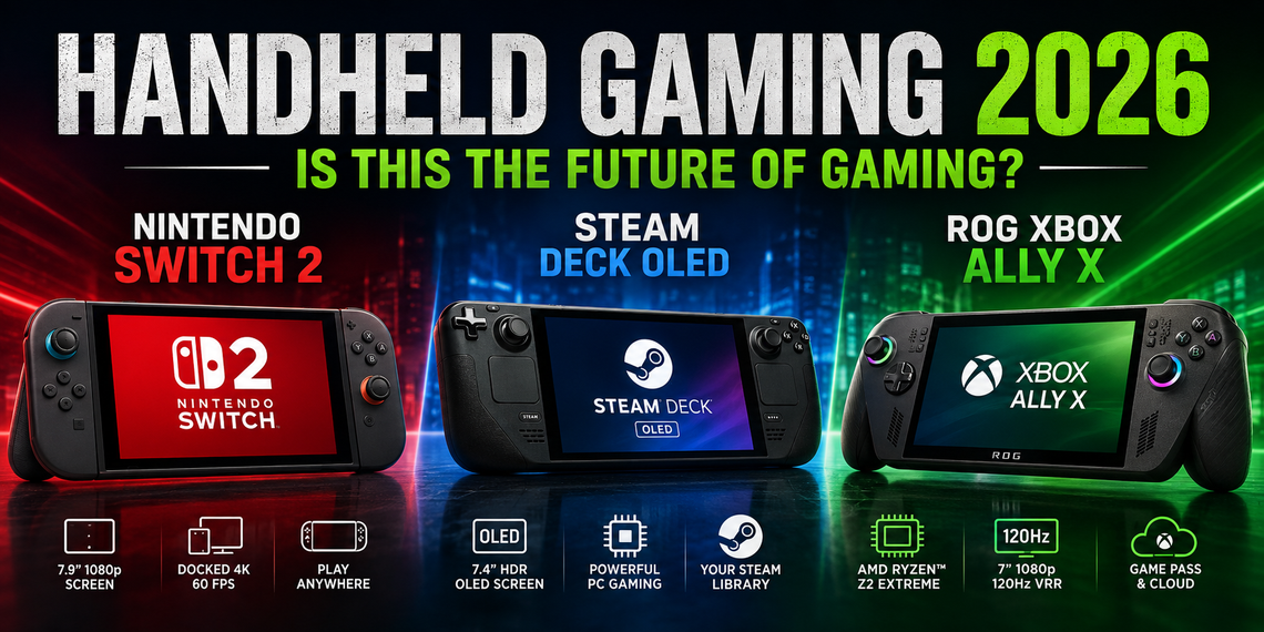 Nintendo Switch 2, Steam Deck and Xbox Ally: Is Handheld Gaming the Future?